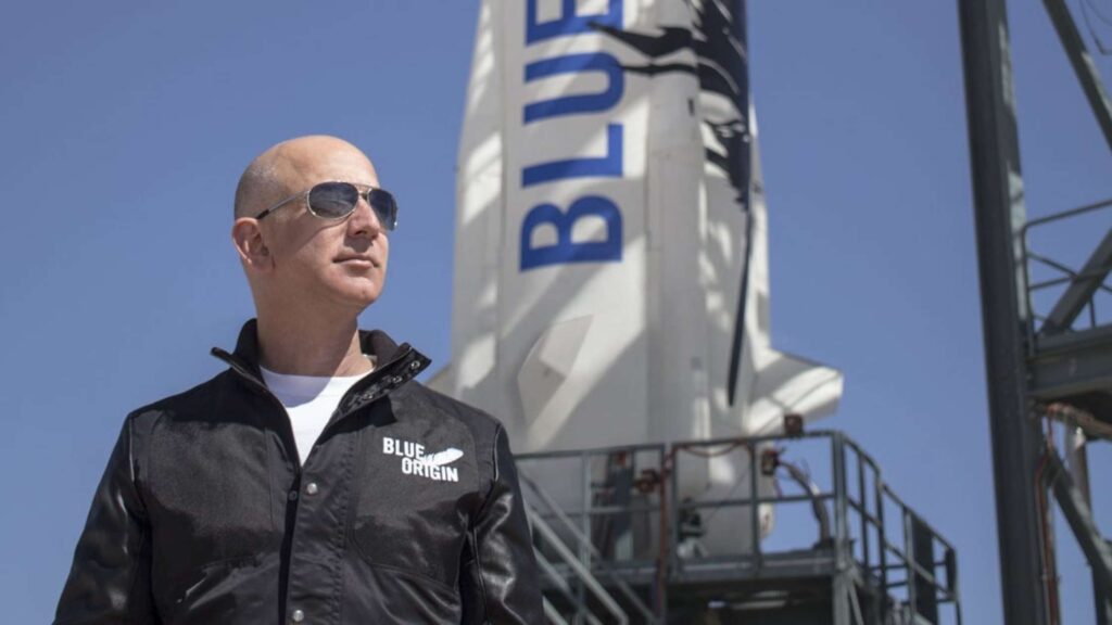 Jeff Bezos and blue origin