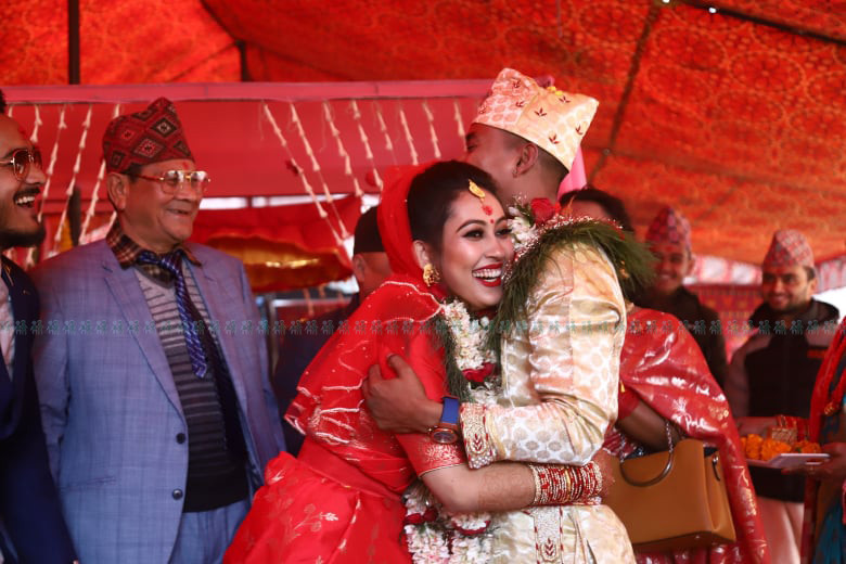 Sompal Kami weds Pratibha Ghimire. 