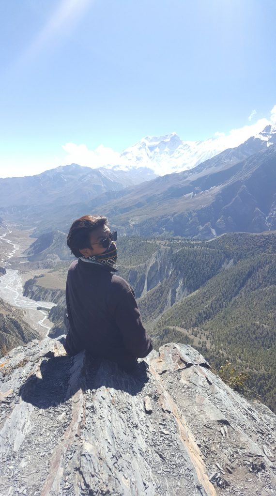 A guy in Himalayas